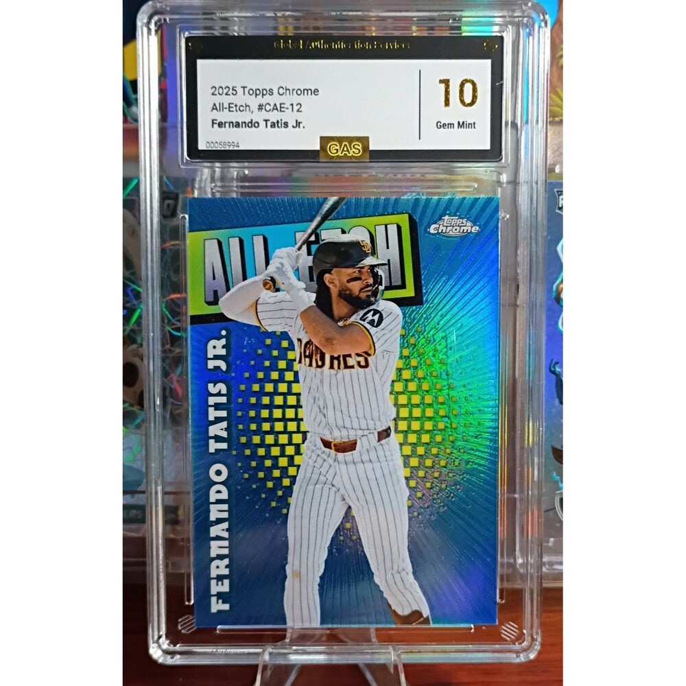 2025 Topps Chrome - All-Etch Fernando Tatís Jr. Slab GAS 10 Gem Mint